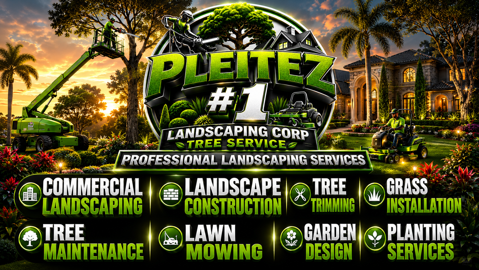 Pleitez #1 Landscaping Corp — Professional Landscaping Services